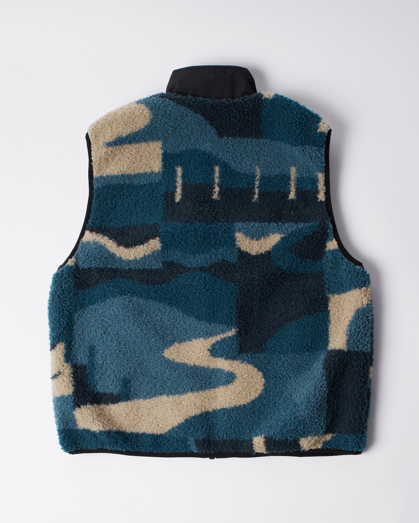 Parra Infinite Bird Reversible Vest Navy Blue