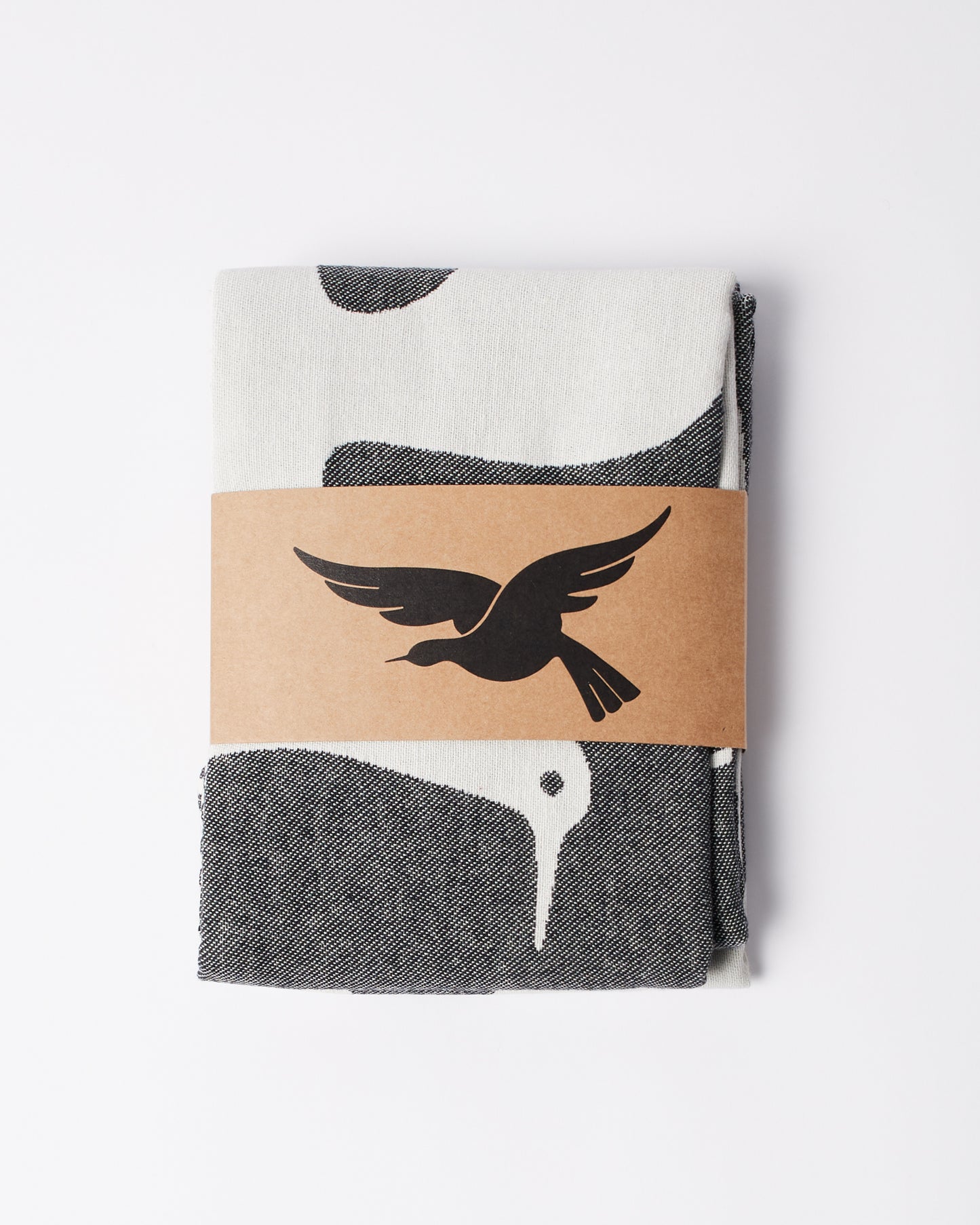 Parra Infinite Kitchen Bird Towel Set Black