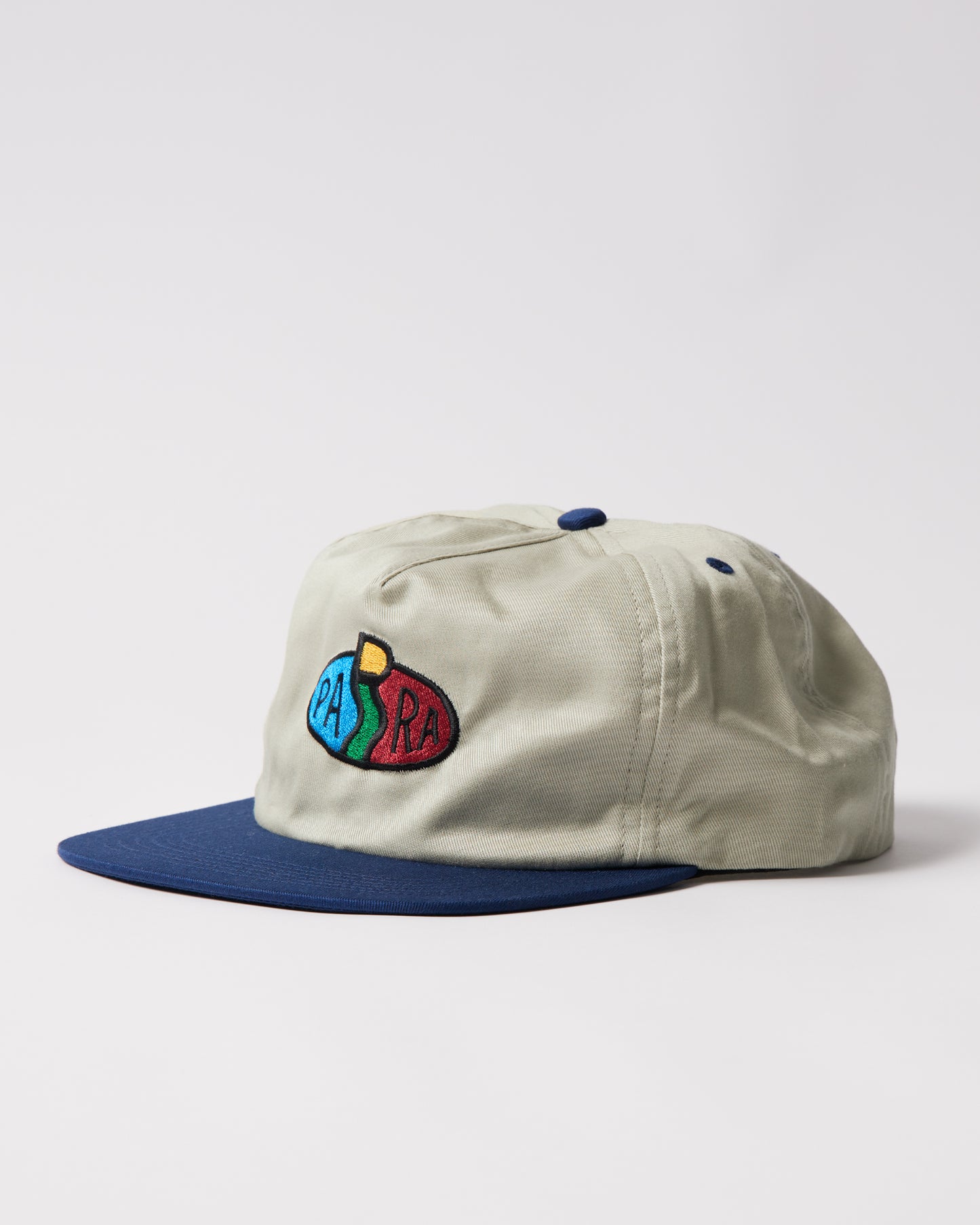 Parra Legs Logo 5 Panel Hat Off White