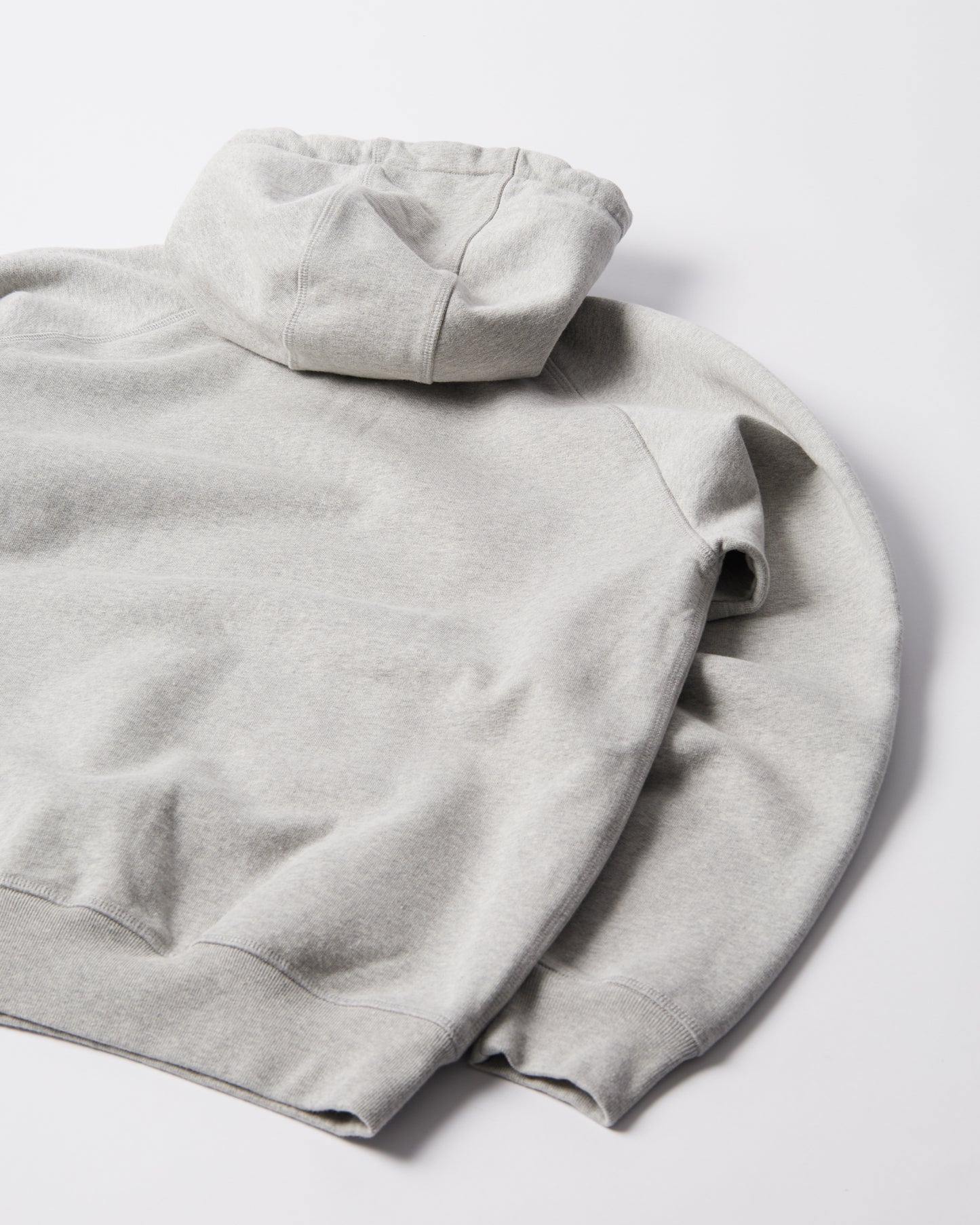 Parra Crow Logo Hooded Sweater Heather Grey