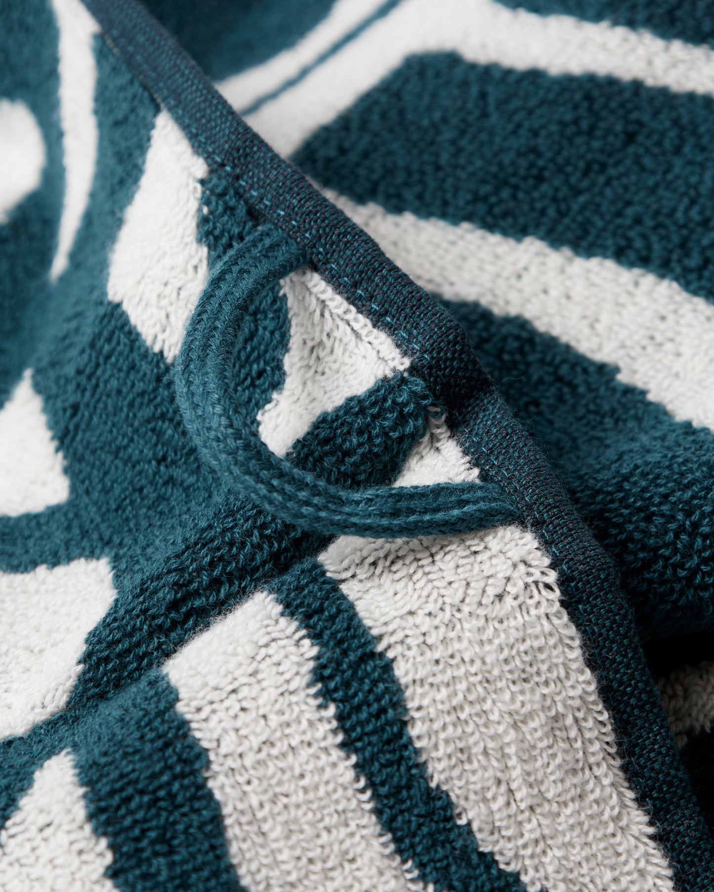 Parra Broken FTP Bath Towel Set Teal Green