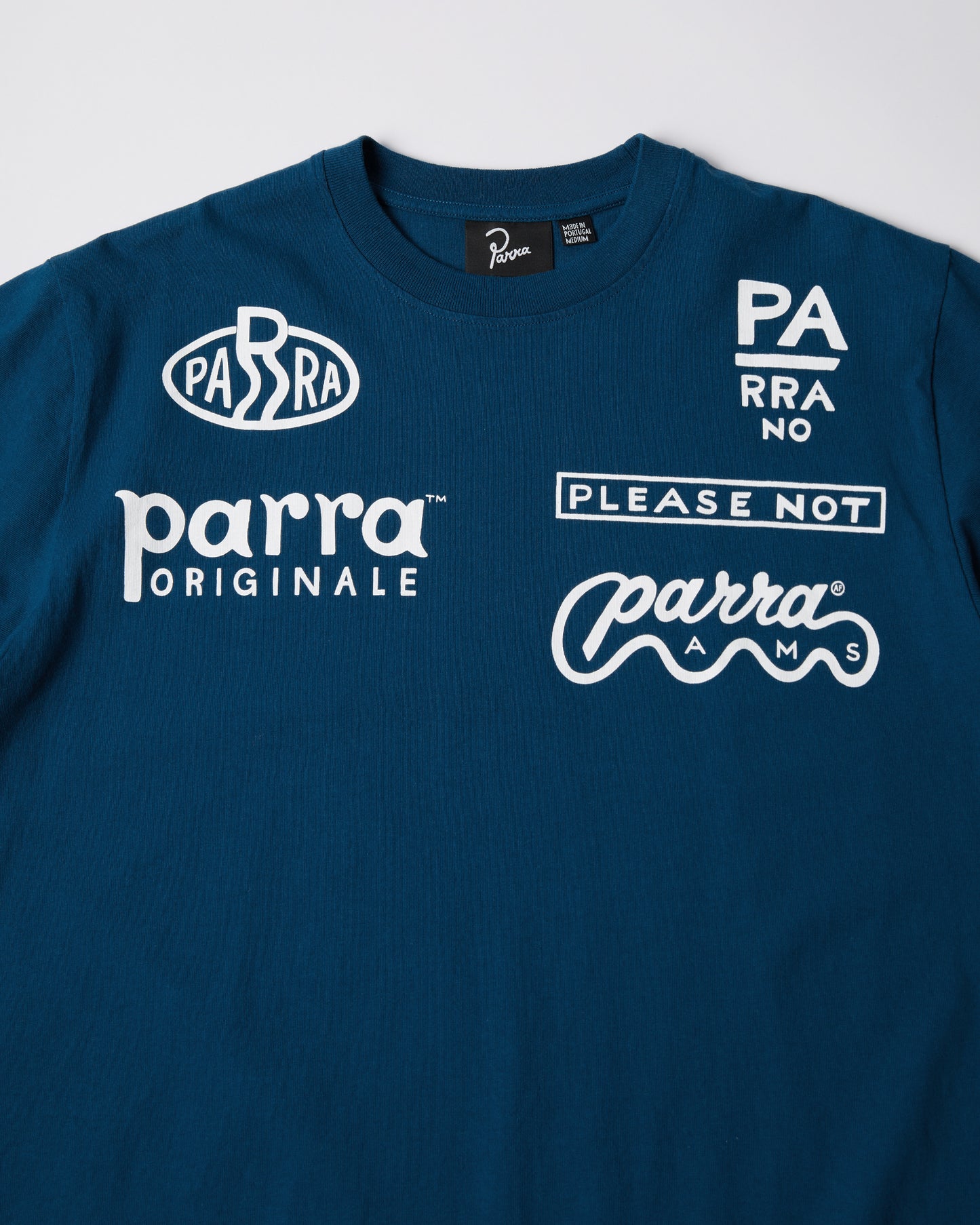 Parra Media Training T-Shirt Blue