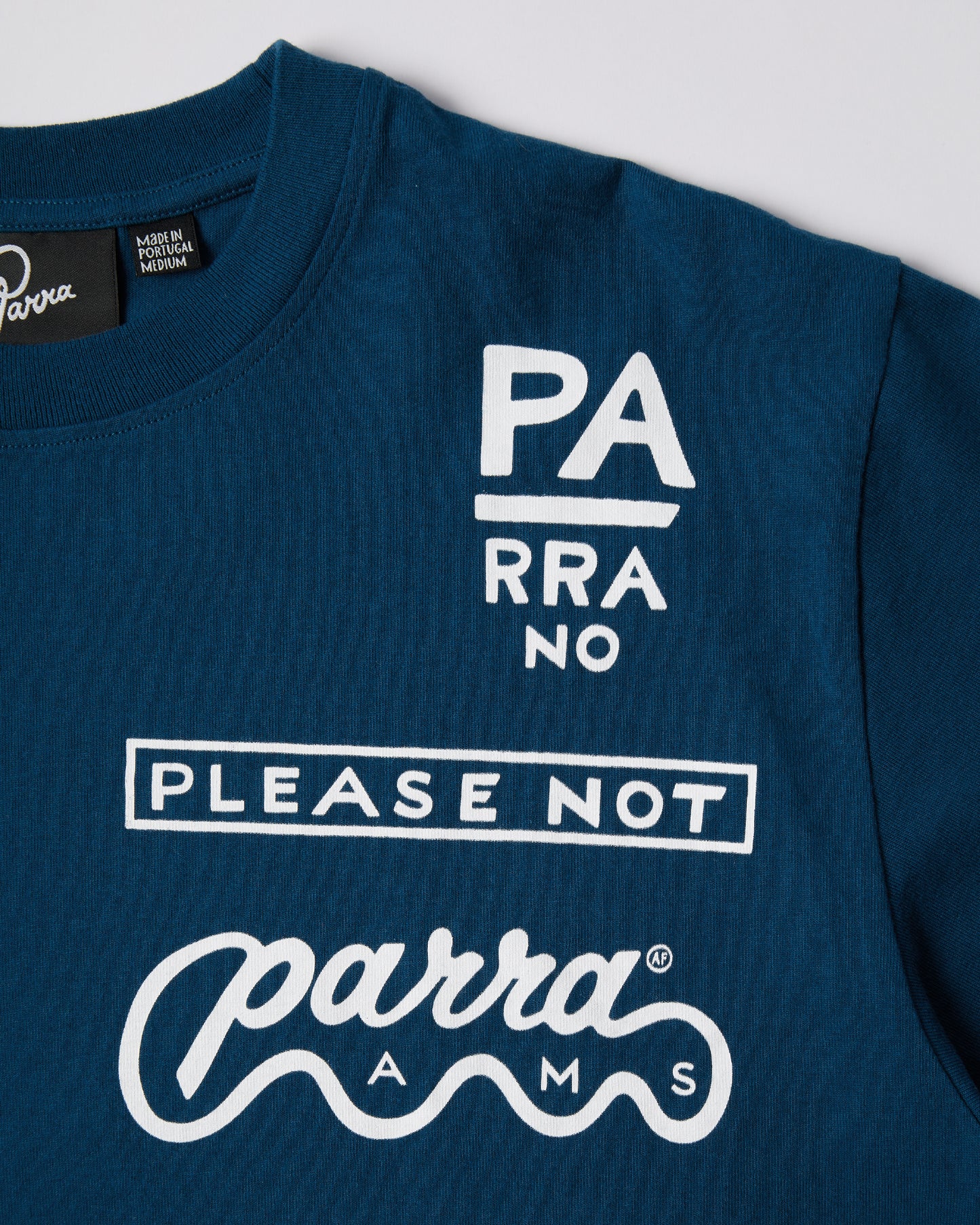 Parra Media Training T-Shirt Blue