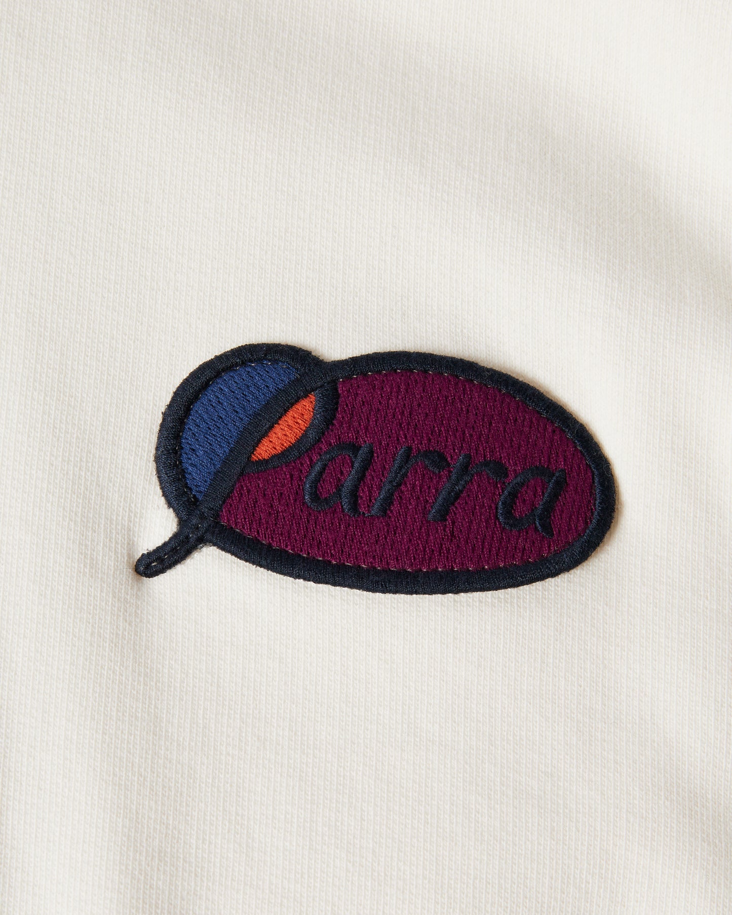 Parra Circled Script Logo Hooded Sweater Off White