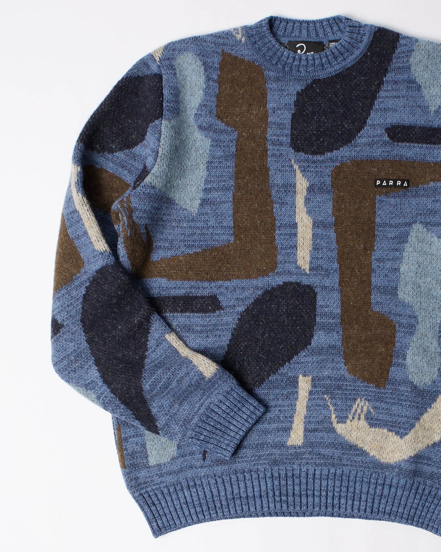 Parra Detached Knitting Pullover Blue