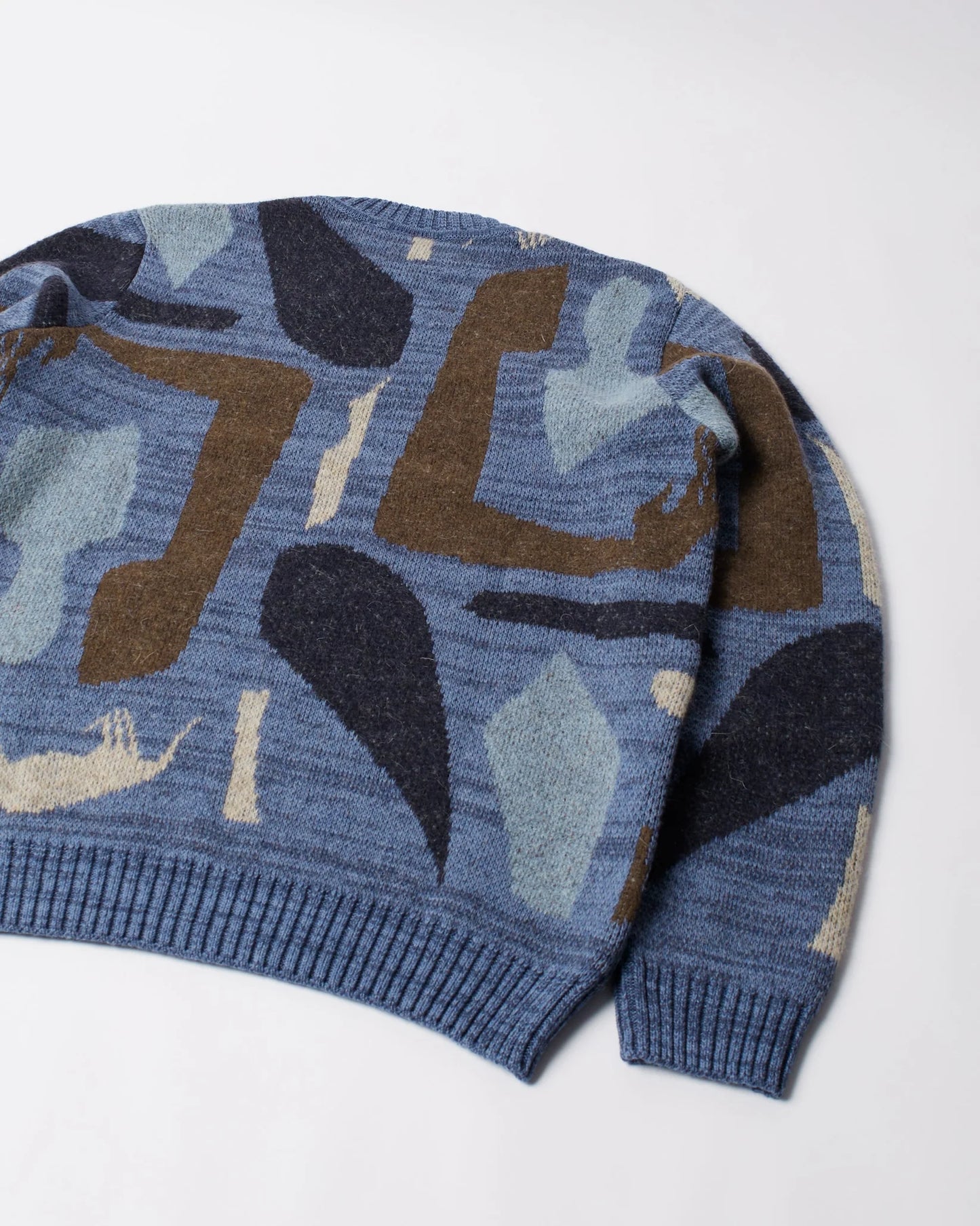 Parra Detached Knitting Pullover Blue