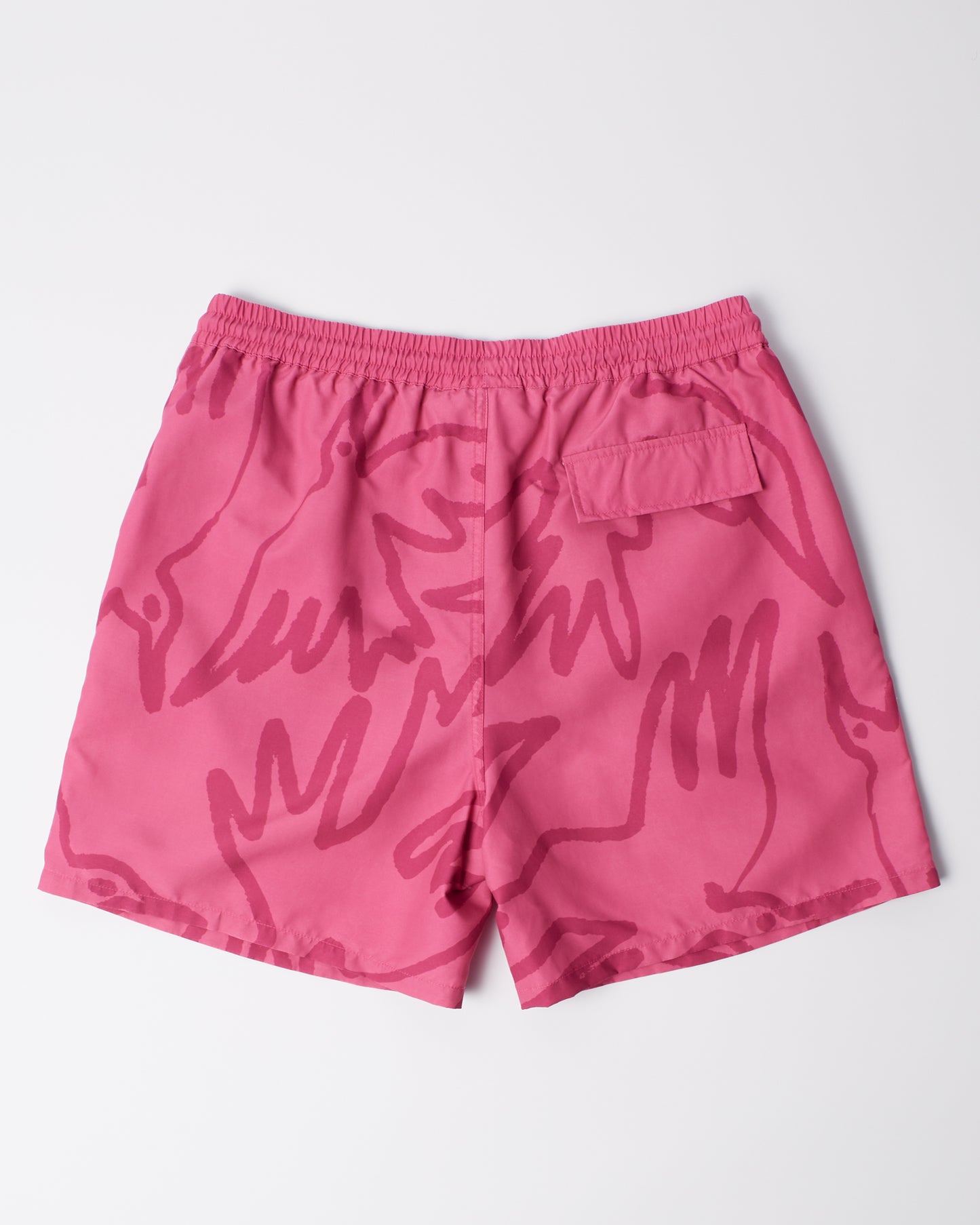 By Parra Birds Fly Free Swim Short Purple Pink