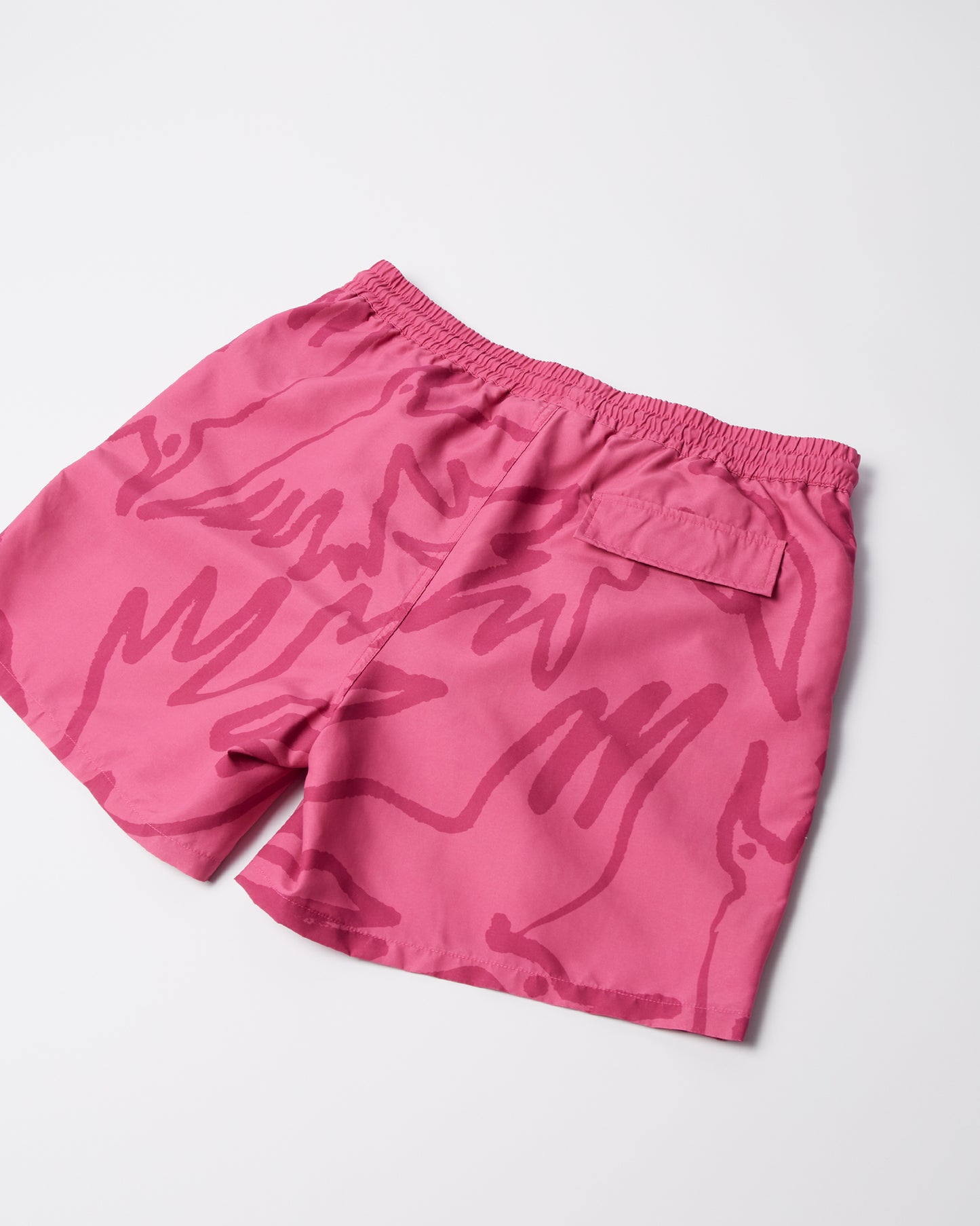By Parra Birds Fly Free Swim Short Purple Pink