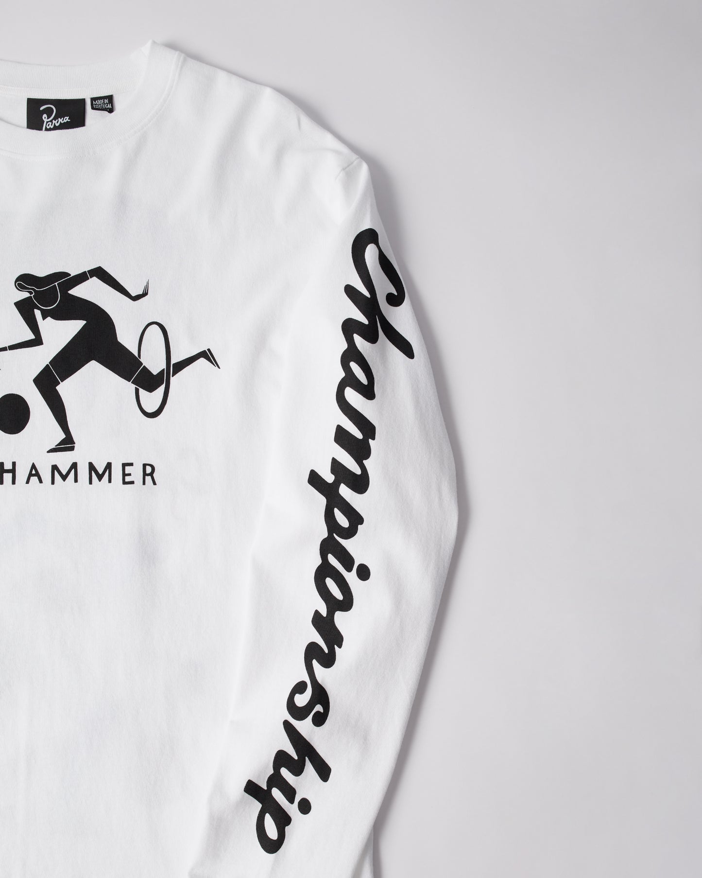 By Parra Divine Hammer Longsleeve T-Shirt White