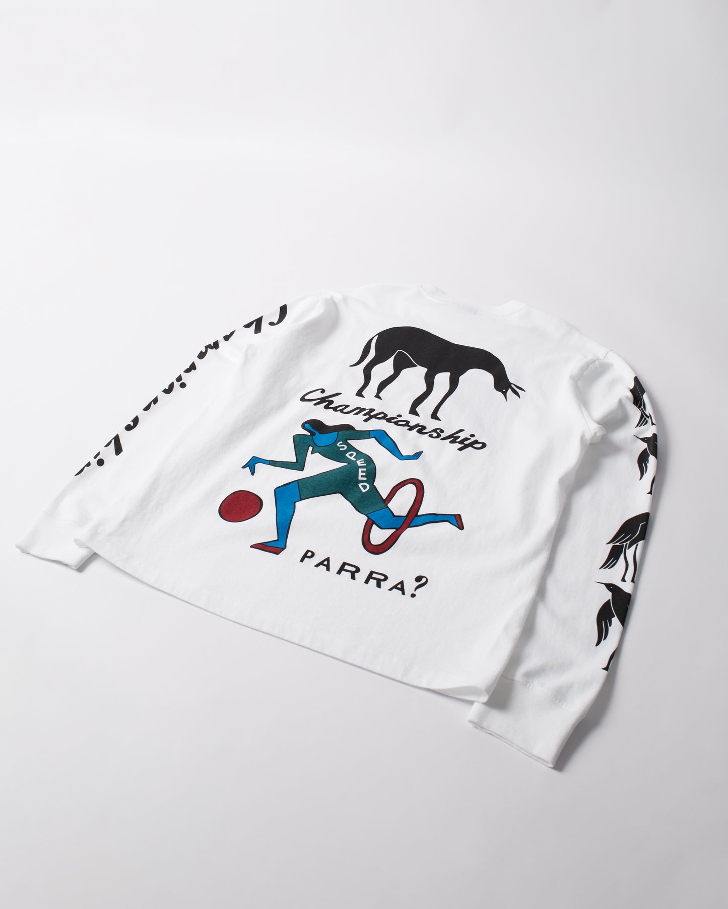 By Parra Divine Hammer Longsleeve T-Shirt White