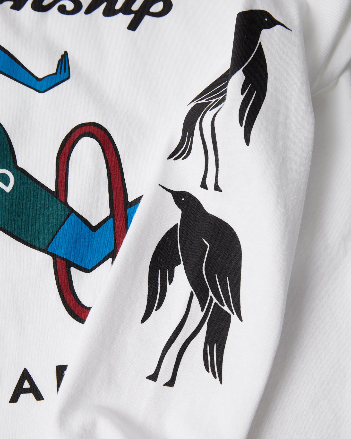 By Parra Divine Hammer Longsleeve T-Shirt White