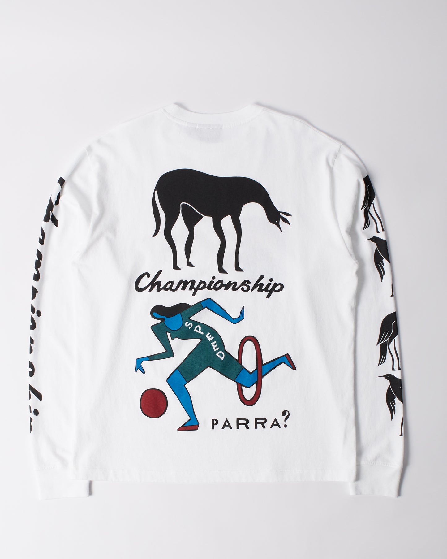 By Parra Divine Hammer Longsleeve T-Shirt White