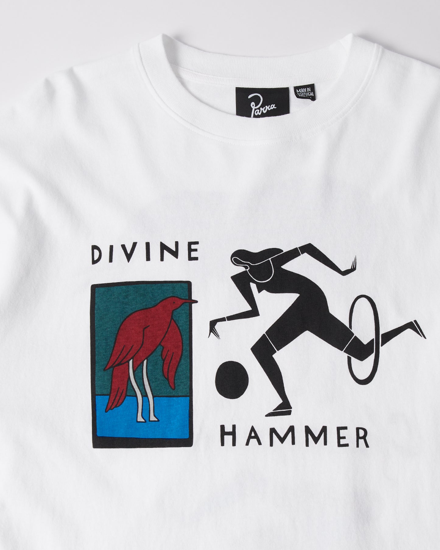 By Parra Divine Hammer Longsleeve T-Shirt White