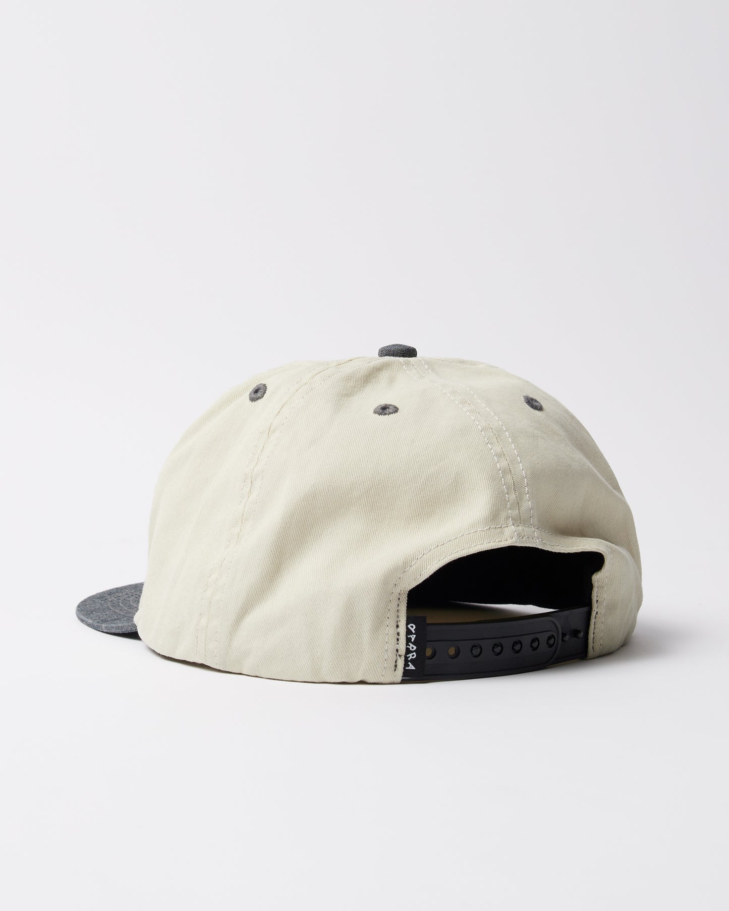 By Parra Yarn Bird 5 Panel Hat Off White