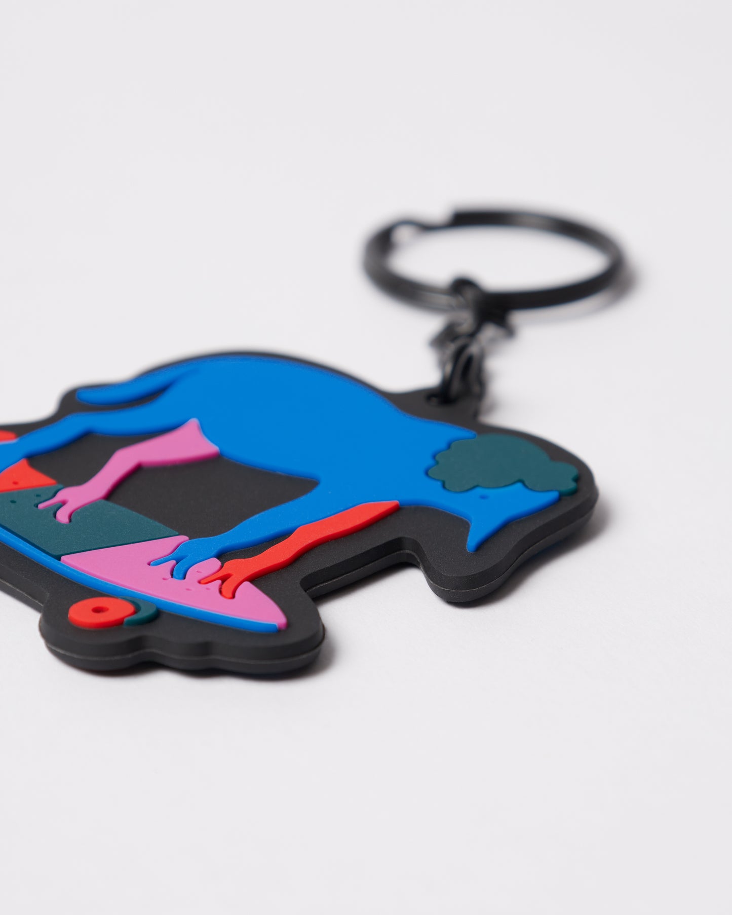 By Parra Jean Pierre Le Douche Key Chain Blue