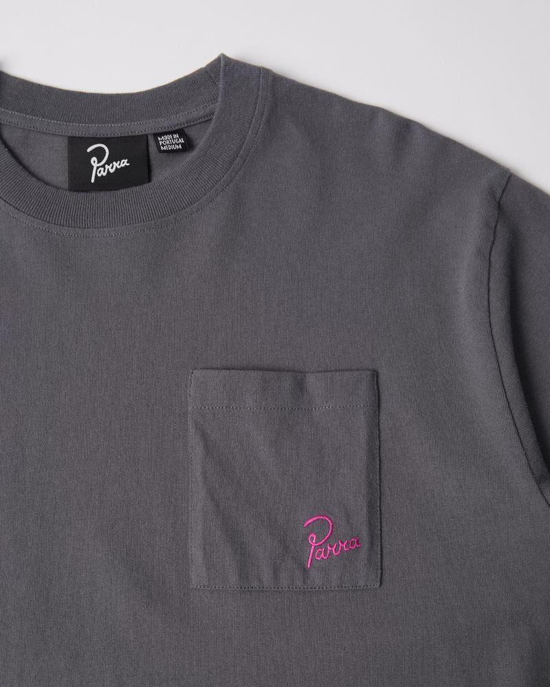 By Parra Signature Pocket T-Shirt Grey
