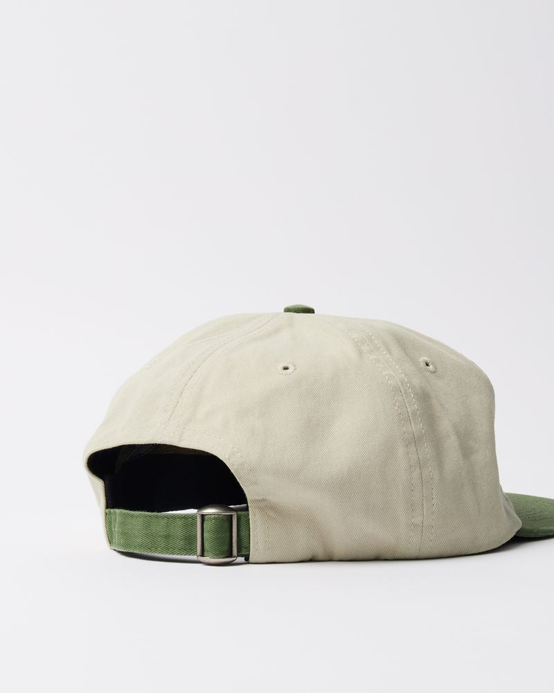 By Parra Paper Par 6 Panel Hat Green