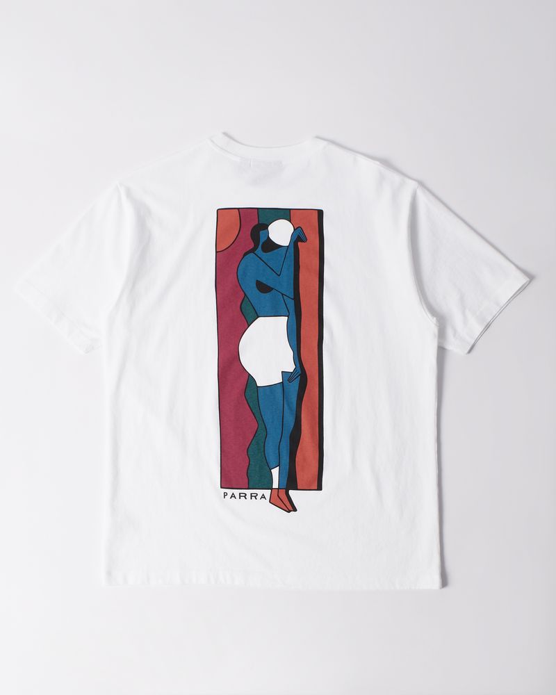 By Parra Vertical Thoughts T-Shirt White