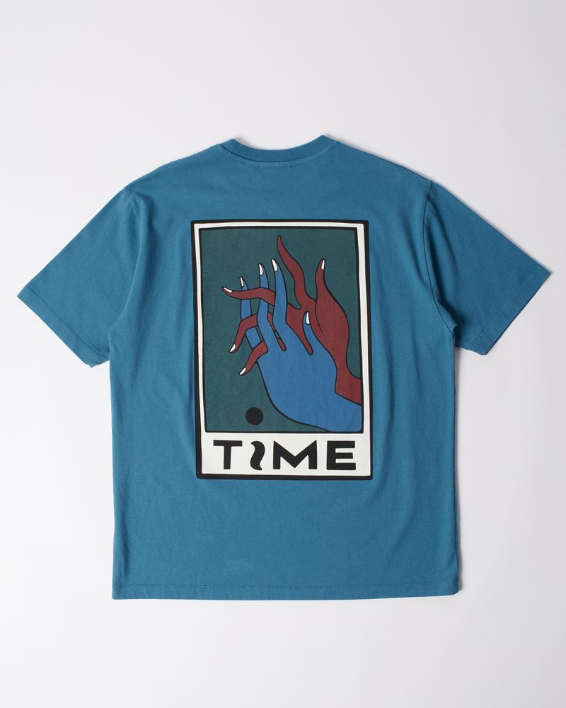 By Parra Hands Of Time T-Shirt Blue
