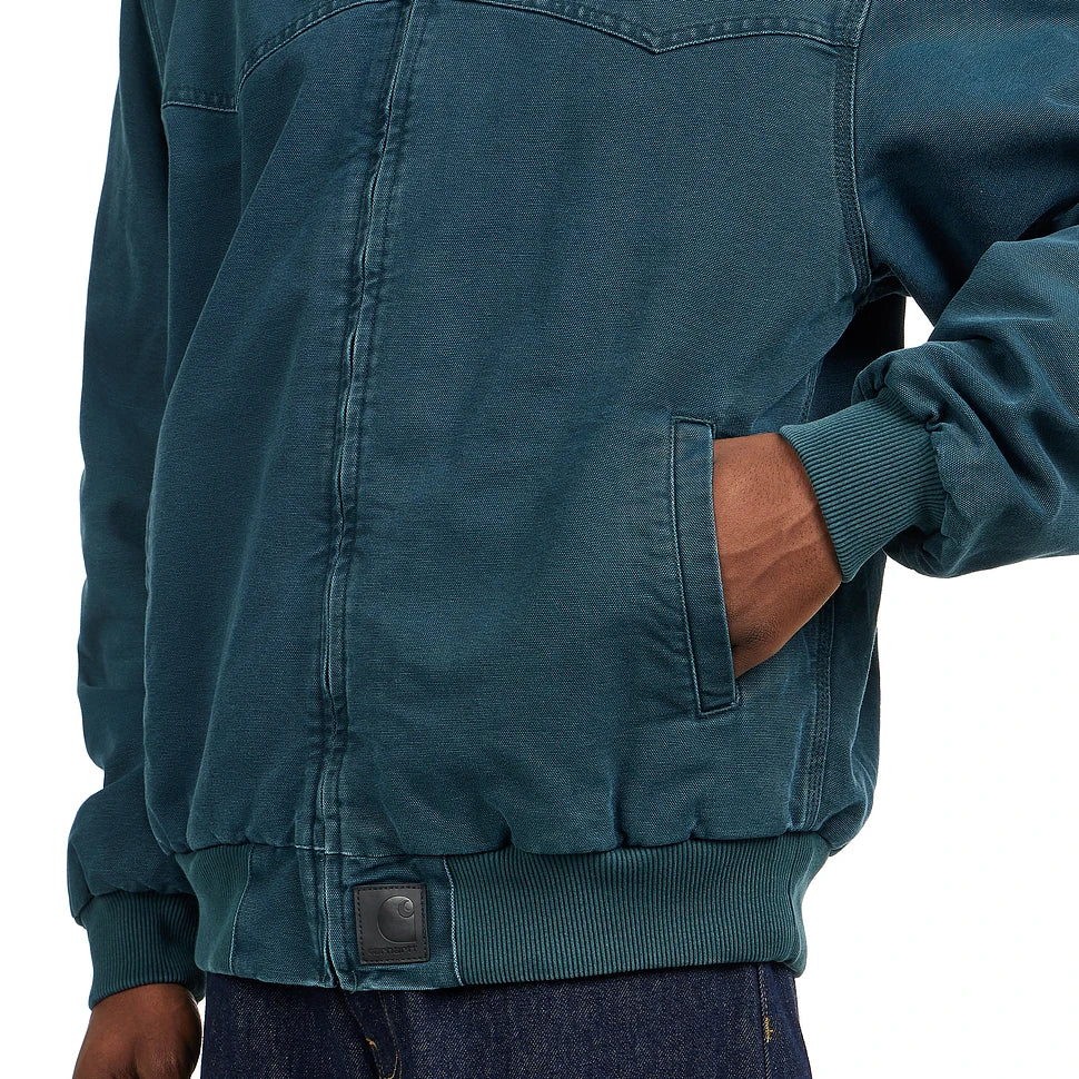 Carhartt WIP OG Santa Fe Jacket Deep Lagoon/Black Stone Canvas