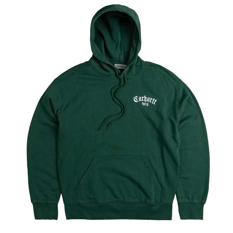 Carhartt WIP Onyx Script Hooded Sweater Chervil/White
