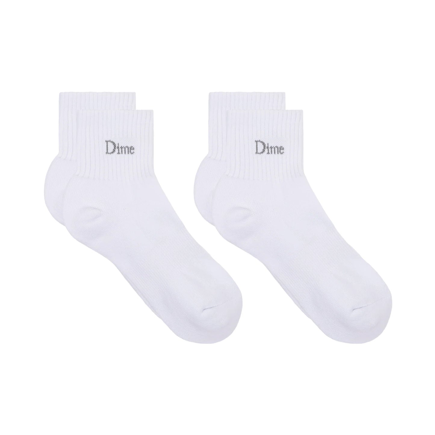 Dime Classic Socks White 2 Pack