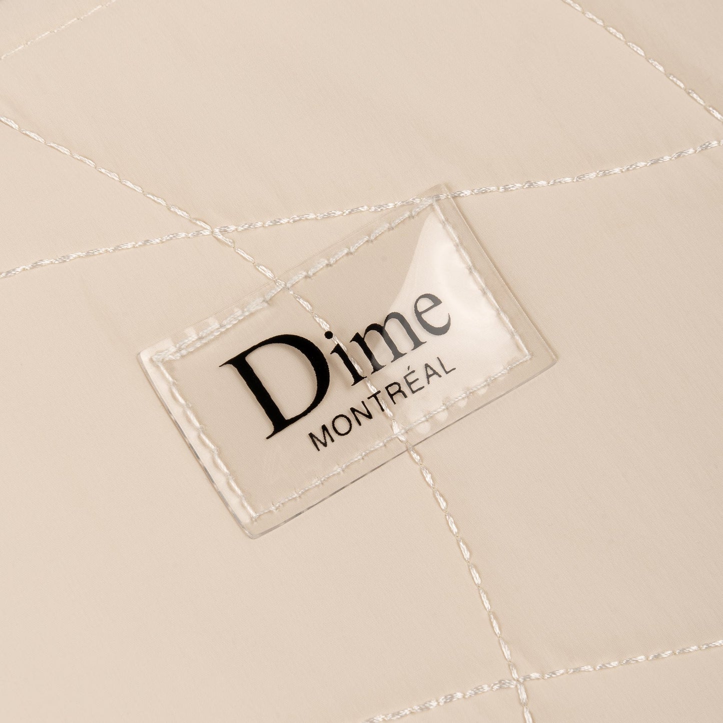 Dime Quilted Tote Bag Tan