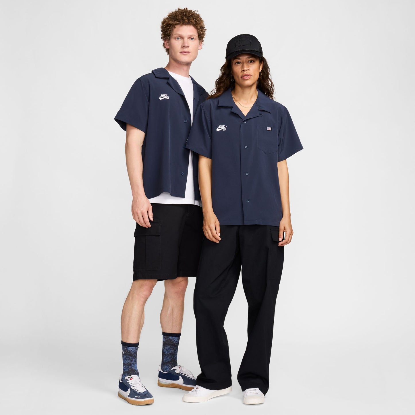 Nike SB USA Olympic Kit Bowler Shirt Obsidian/White