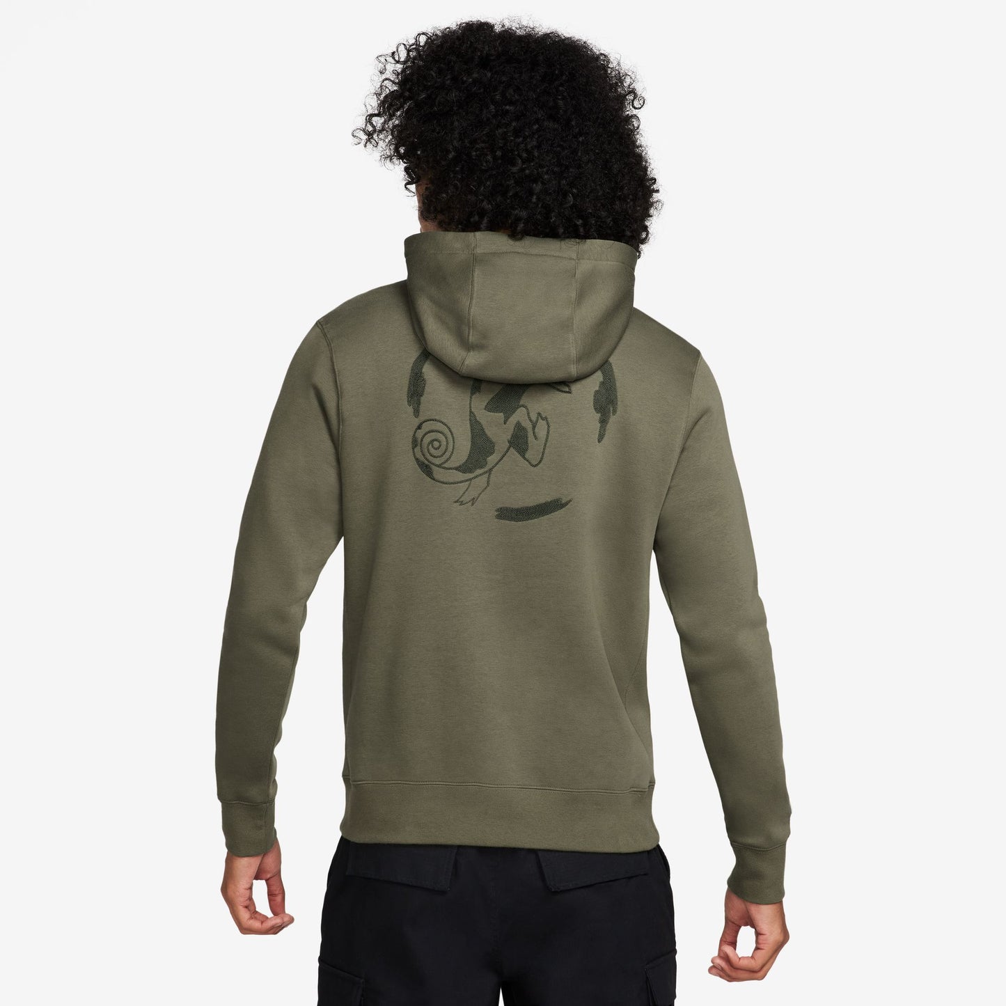Nike SB Agnostic Hooded Sweater Medium Olive/White