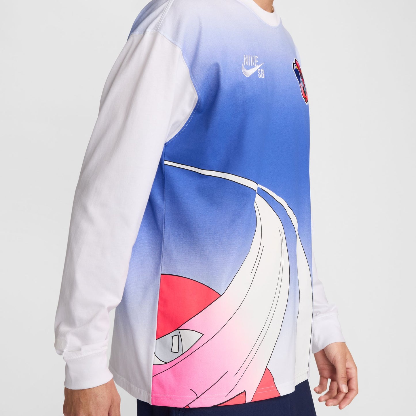 Nike SB USA Olympic Kit Longsleeve T-Shirt White