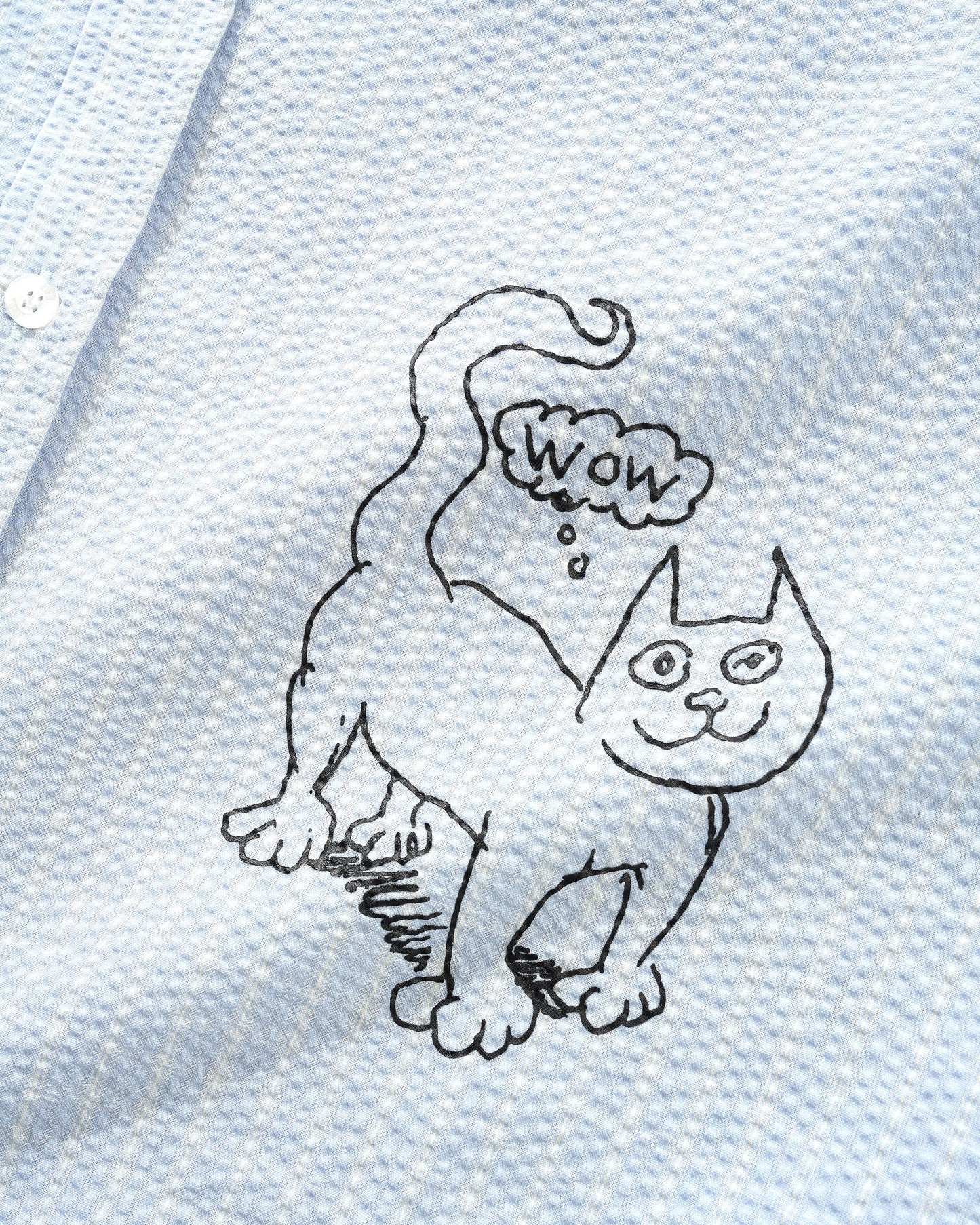 Butter Goods x Daniel Johnston Alive Again Shirt Light Blue