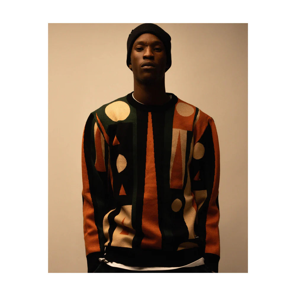 Helas Backgammon Knit Sweater Multico