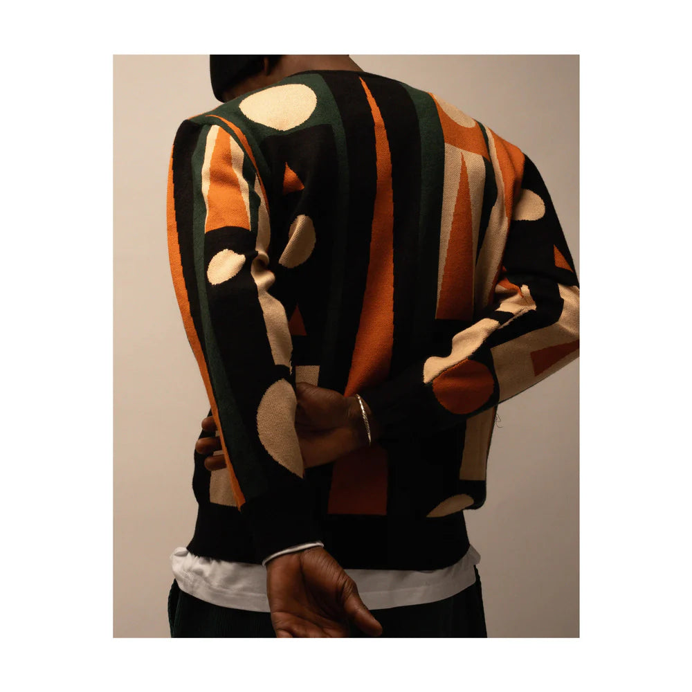 Helas Backgammon Knit Sweater Multico