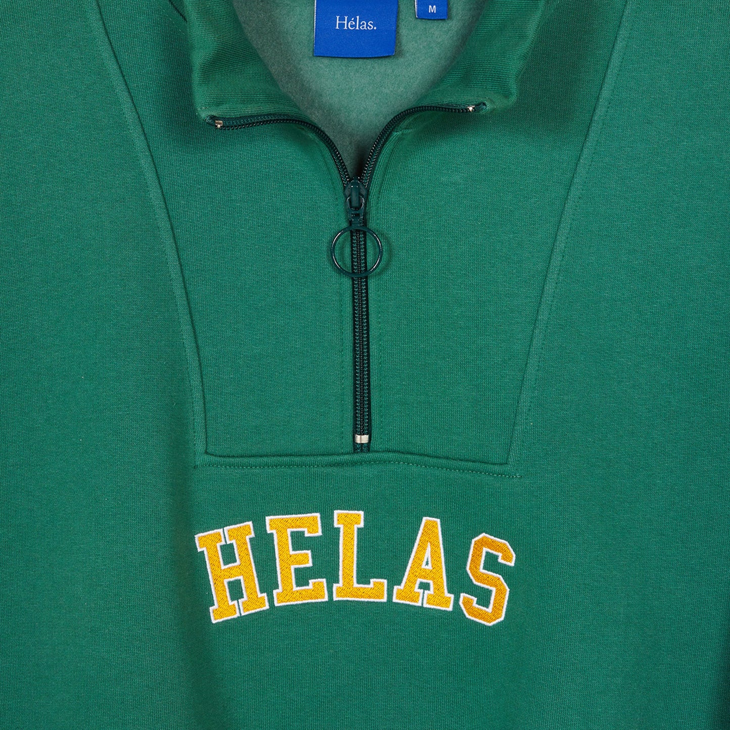 Helas Campus Quarter Zip Sweater Green