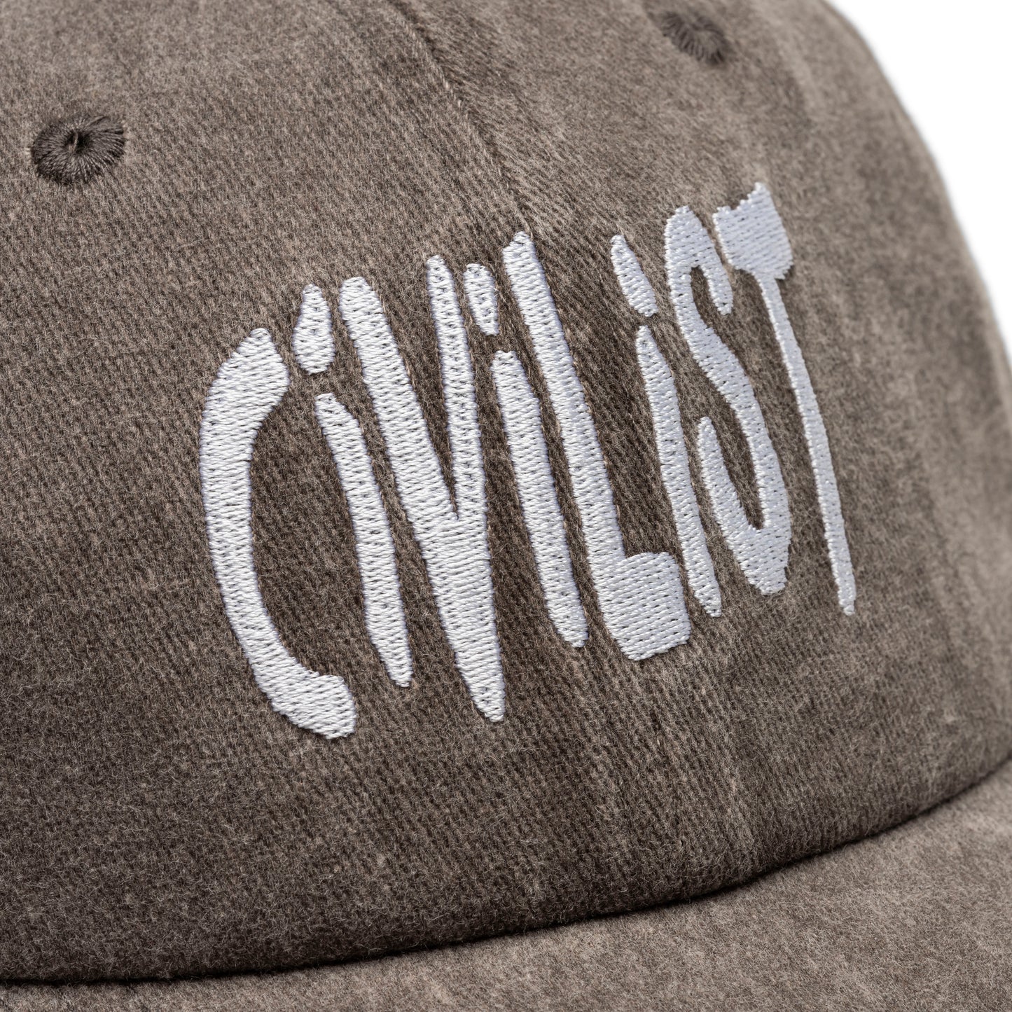 Civilist Big Fun Dad Hat Washed Brown