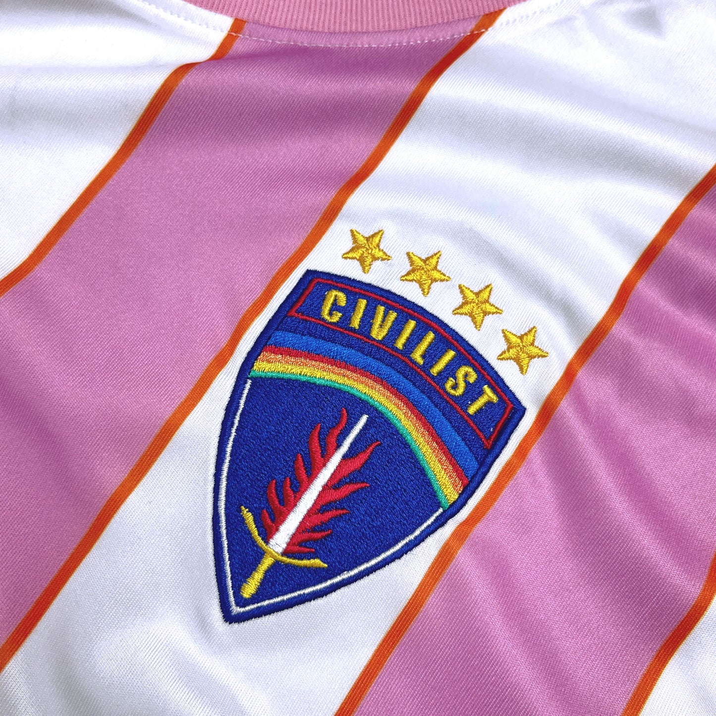 Civilist Striped Jersey Pink/Blue