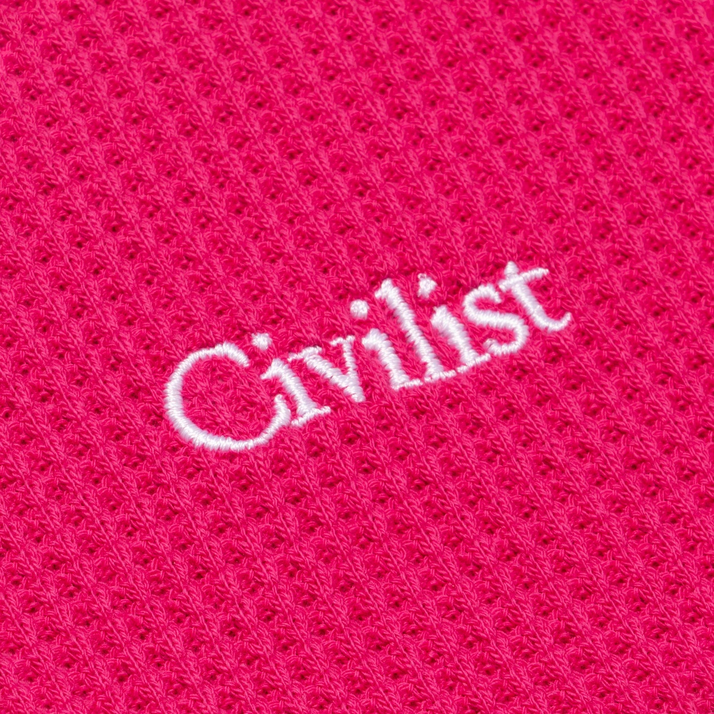 Civilist Thermal Longsleeve T-Shirt Fuchsia