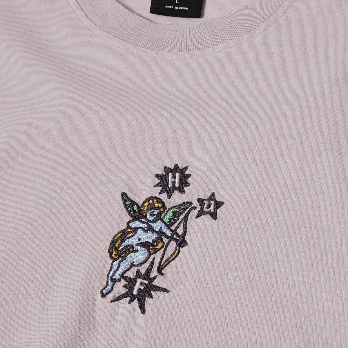 HUF Cupid Washed T-Shirt Dust Purple