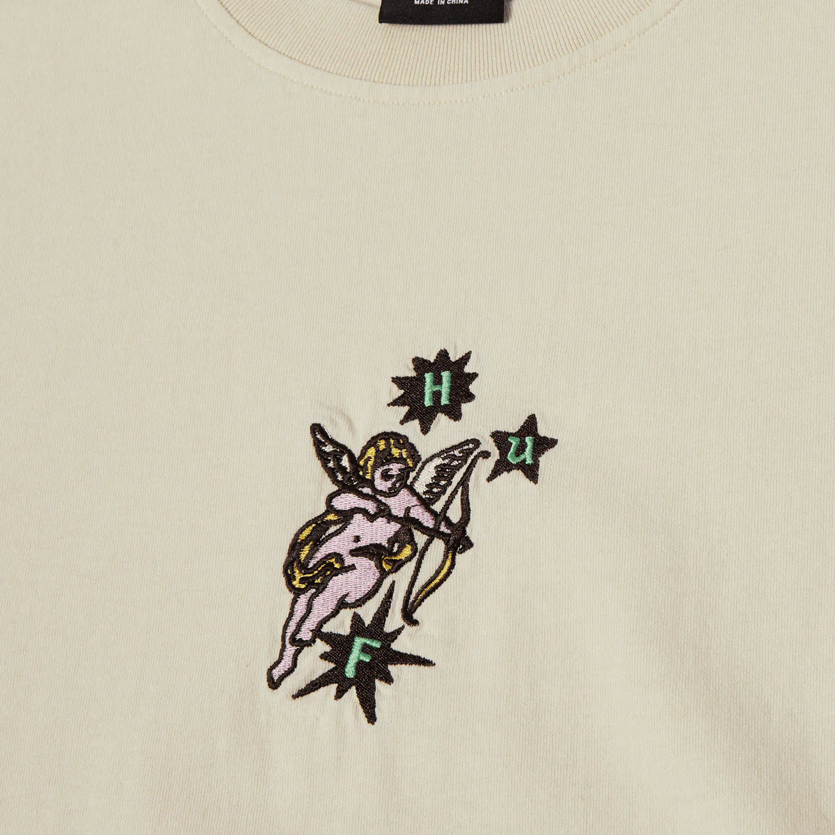 HUF Cupid Washed T-Shirt Natural