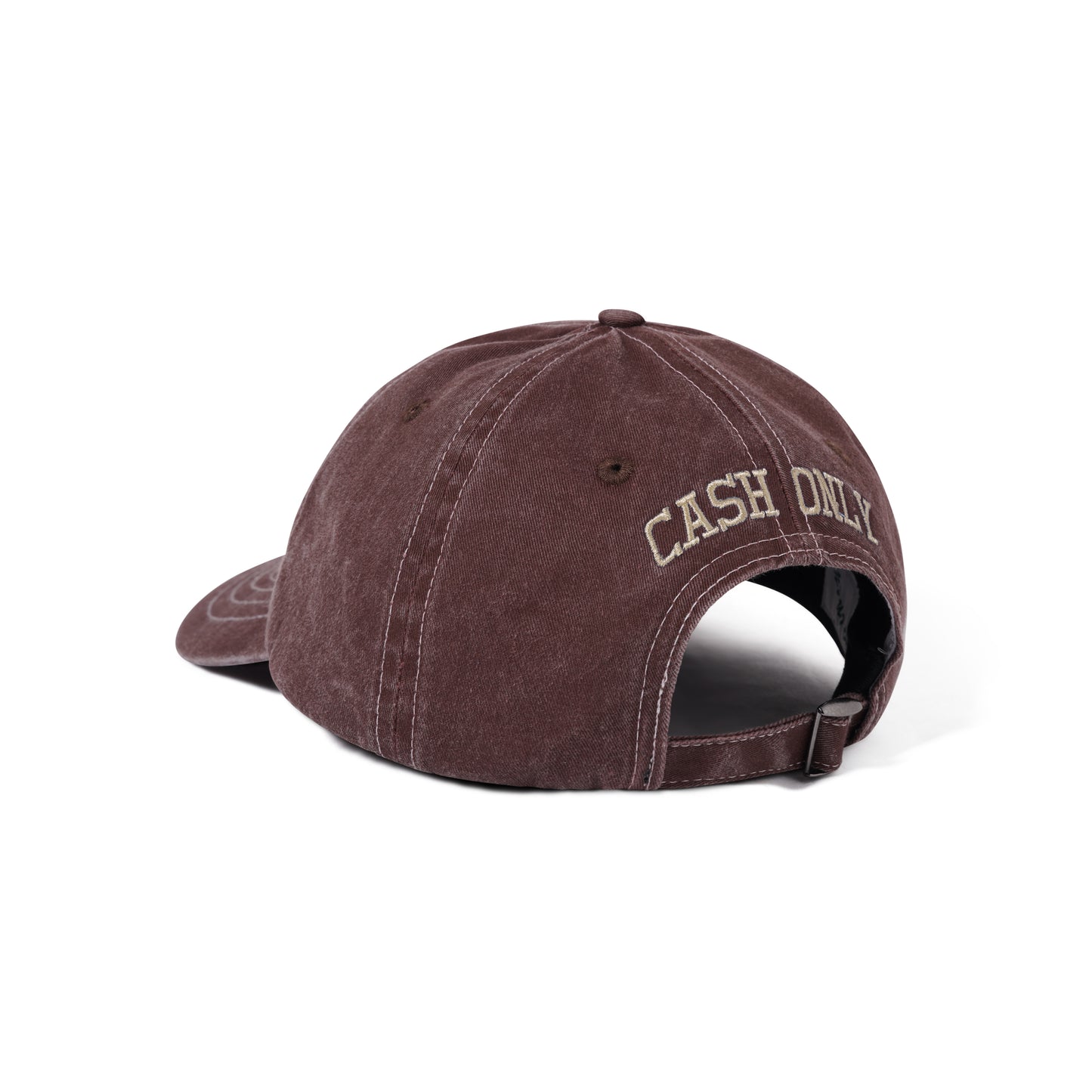 Cash Only Campus 6 Panel Cap Brown