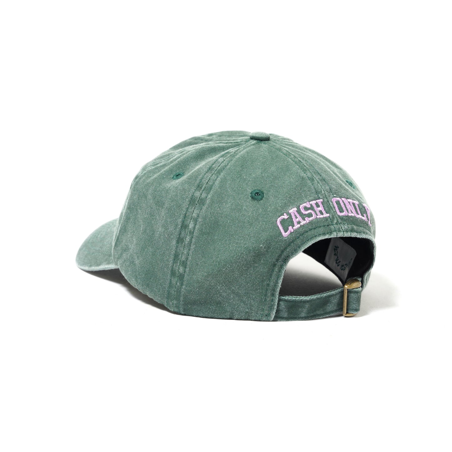 Cash Only Campus 6 Panel Cap Washed Forest