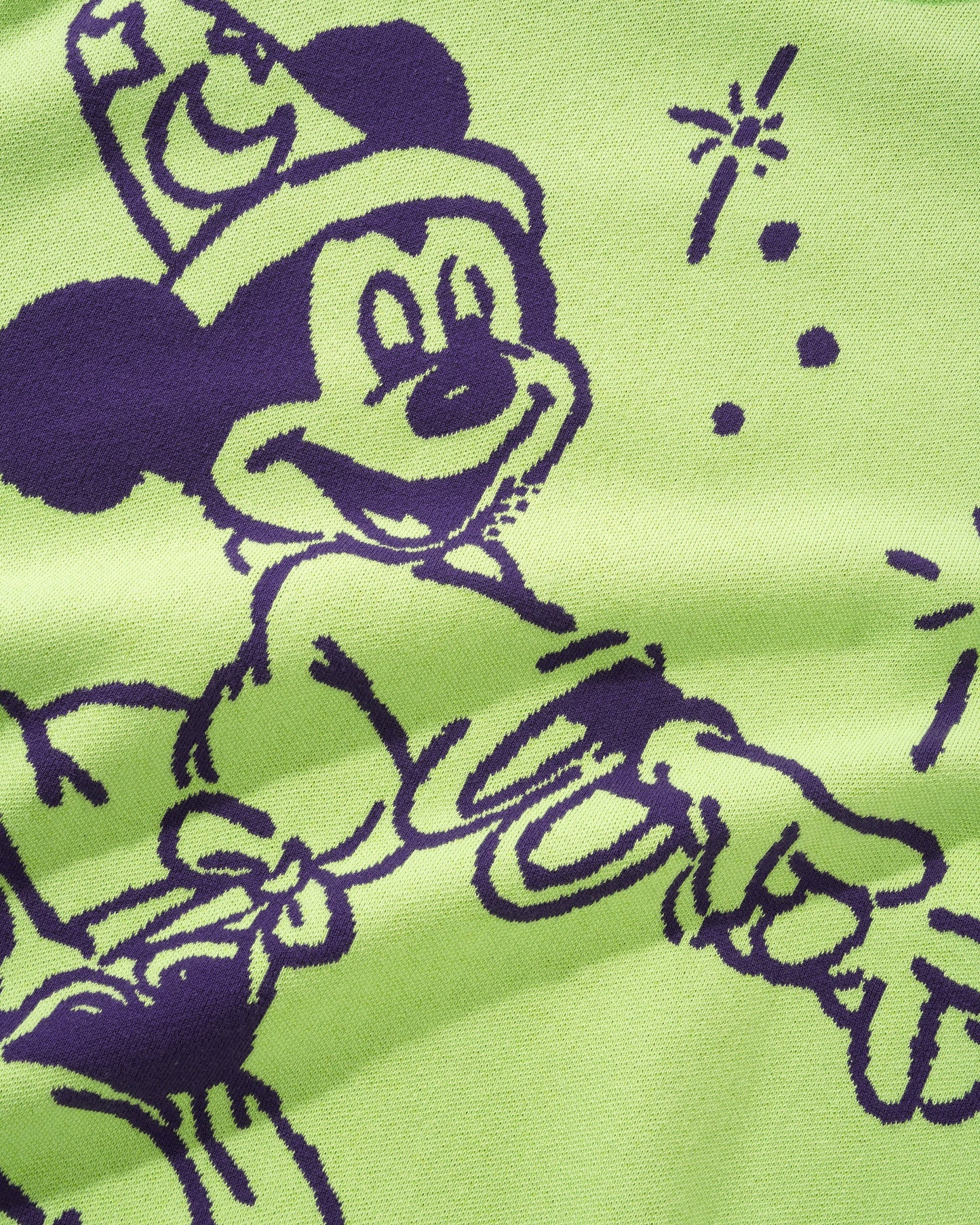 Butter x Disney Cinema Knit Sweater Washed Lime