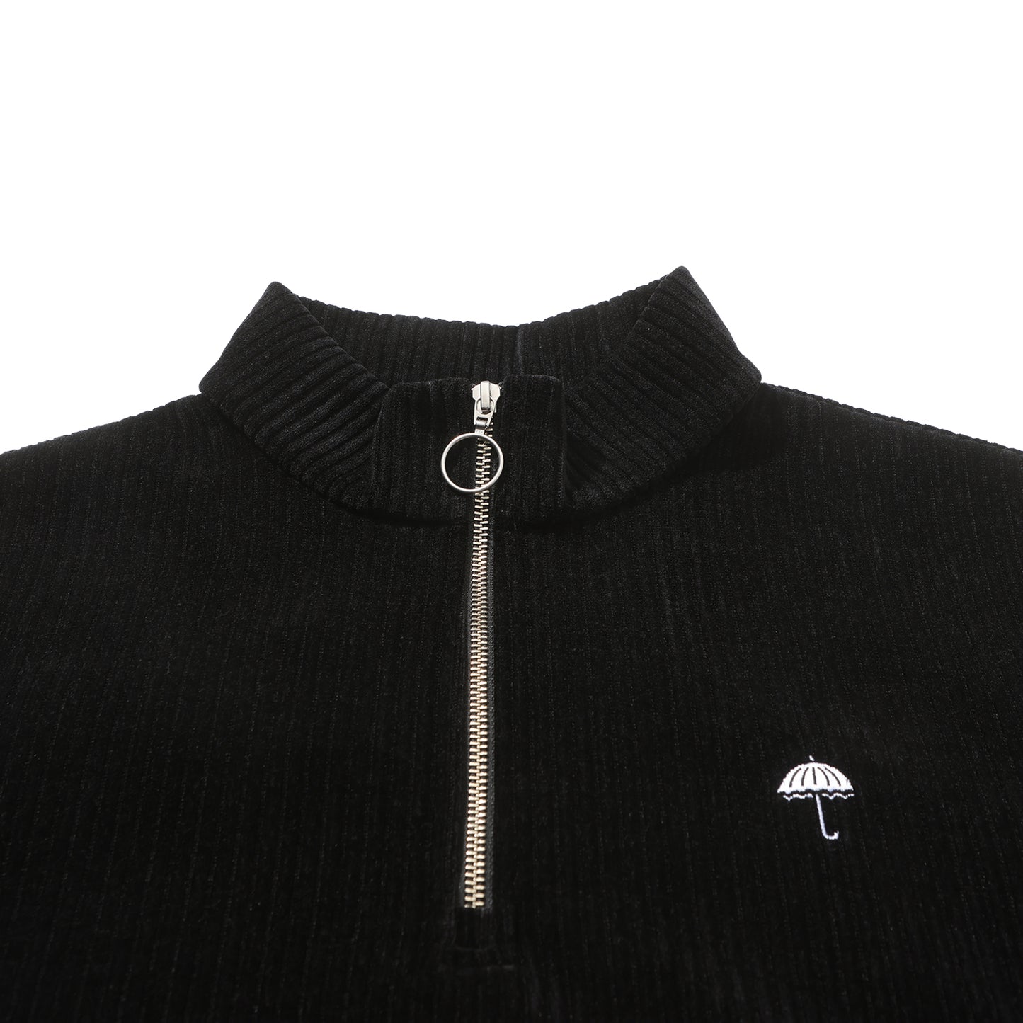 Helas Damerino Quarter Zipsweater Black