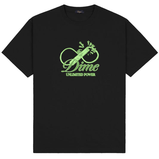 Dime Cursive Power T-Shirt Black