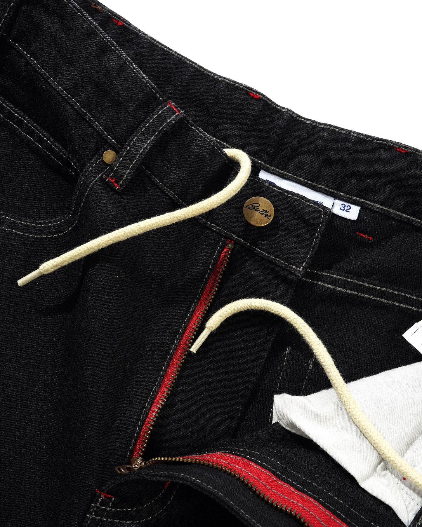 Butter Goods x Daniel Johnston Dragon Denim Shorts Washed Black