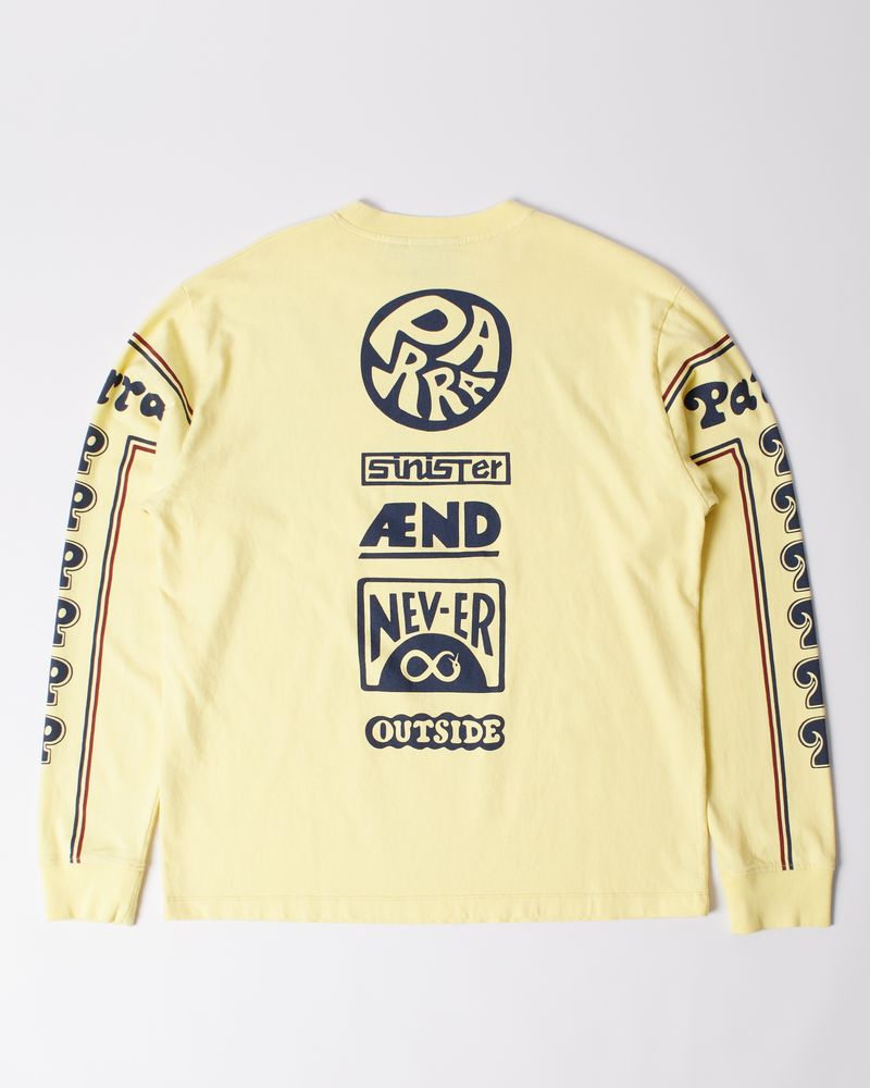 By Parra Never Sinister Longsleeve T-Shirt Yellow