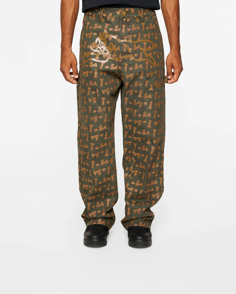 Bronze56K x Icecream Hardware Carpeneter Pant AOP Pattern