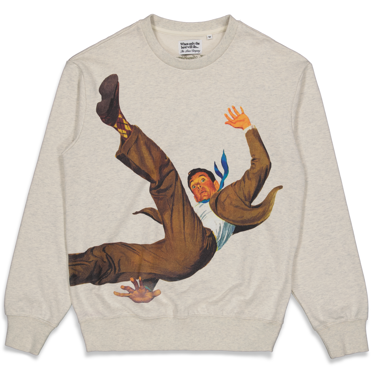 The Loose Company Falling Crewneck Sweater Heather Grey