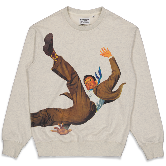 The Loose Company Falling Crewneck Sweater Heather Grey