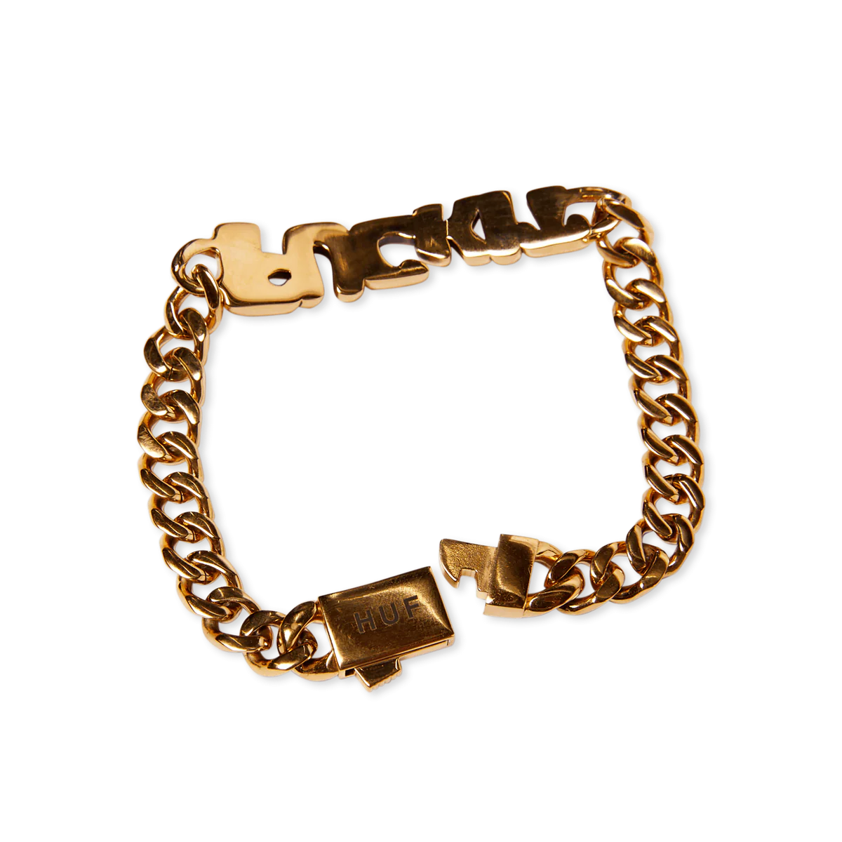 HUF Fuck It Warped Id Bracelet Gold